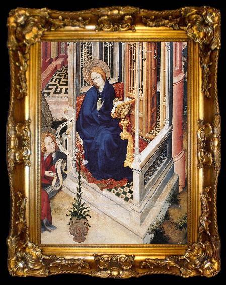 framed  BROEDERLAM, Melchior The Annunciation (detail ff, ta009-2